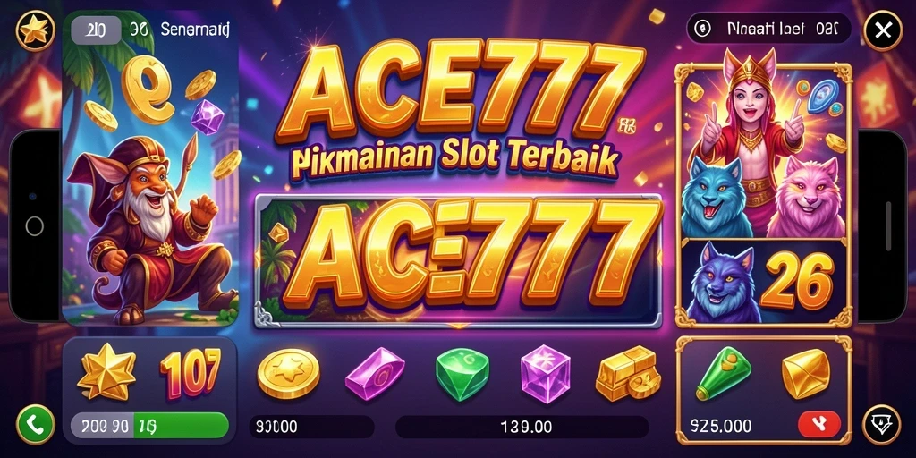 Tampilan utama permainan Slot yang menarik dan penuh warna.