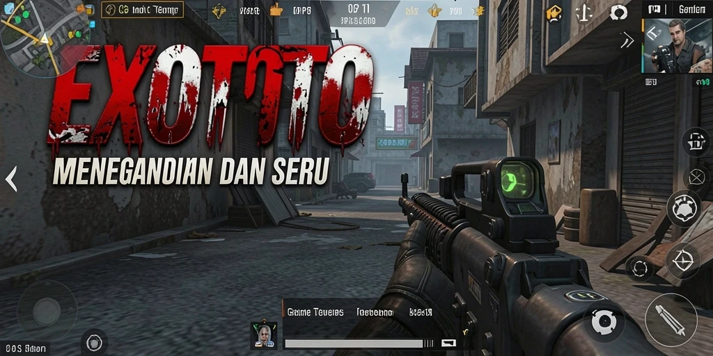 Tangkapan layar gameplay eksklusif dari EXOTOTO yang penuh aksi dan strategi.