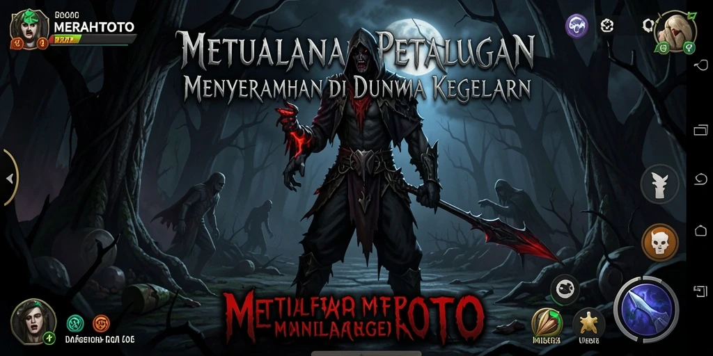 Tampilan gameplay menakutkan dari MERAHTOTO yang menggugah adrenalin.