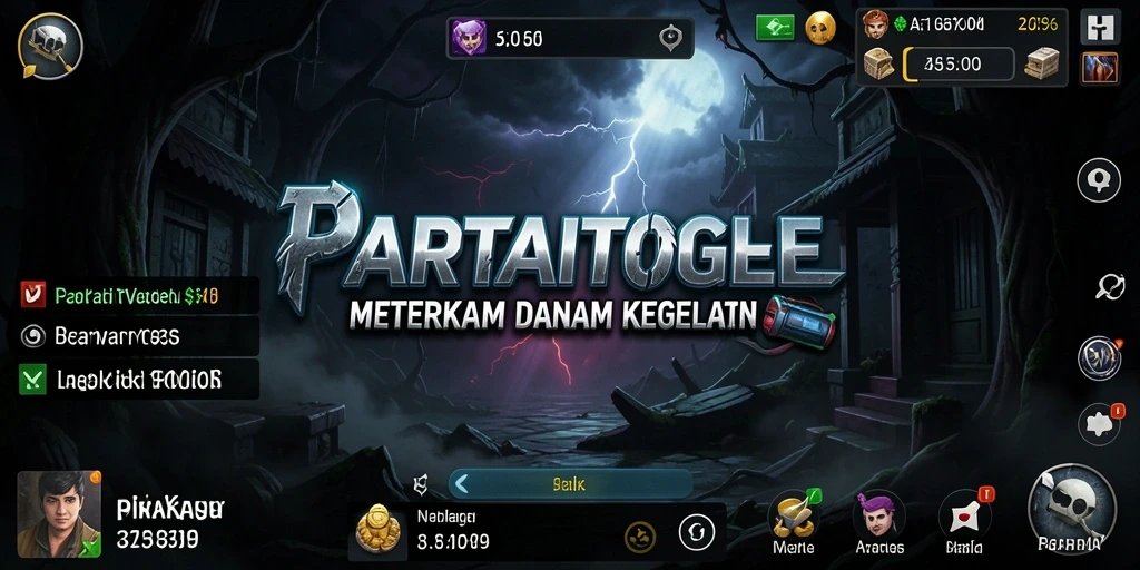 Tangkapan layar interaktif menampilkan gameplay menegangkan di PARTAITOGEL.