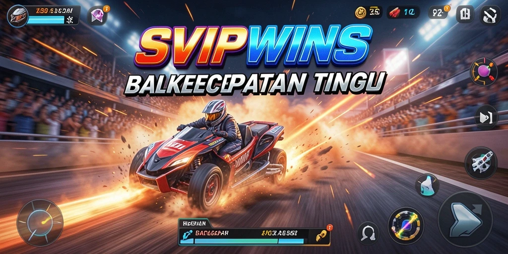 Gameplay Racing seru dan mendebarkan di SVIPWINS.